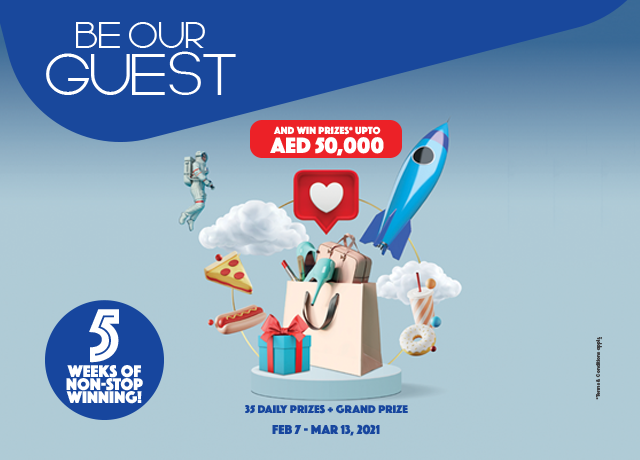 Be Our Guest - Shop & Win Promotion